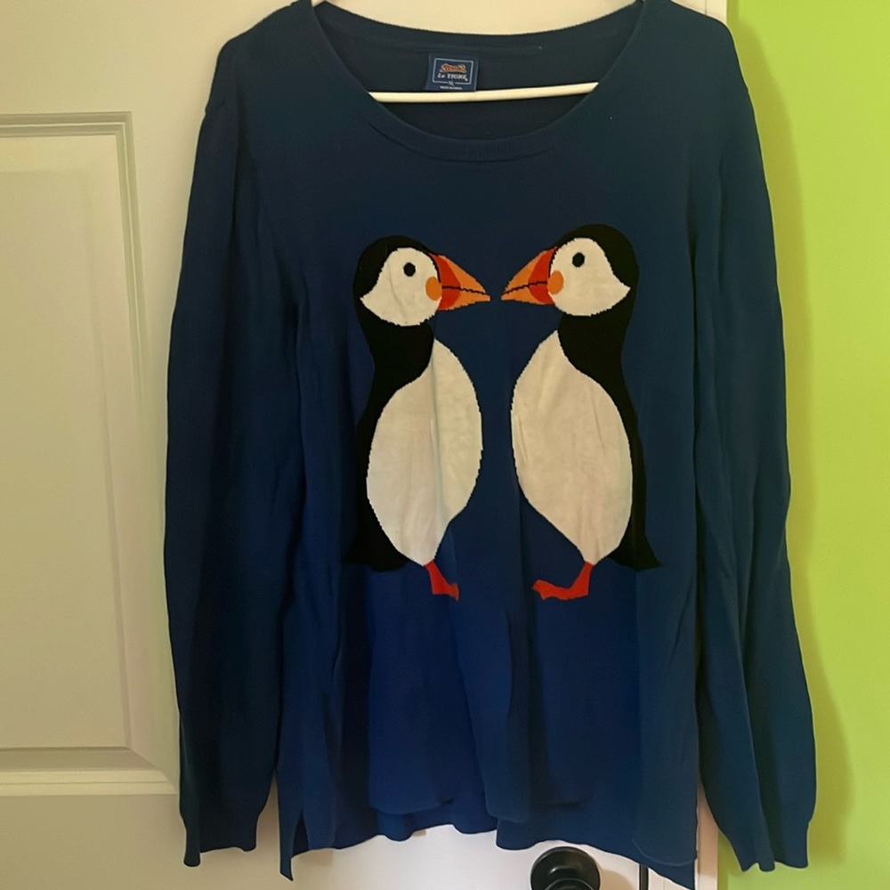 100% Cotton Puffin Sweater Le Tigre XL